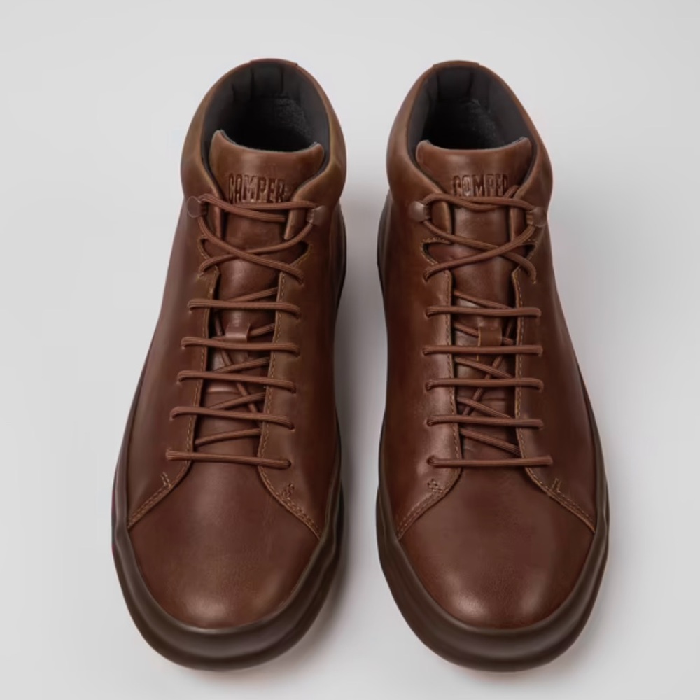 NIB CAMPER Chasis Casual Brown Ankle Boot for Men - Size US 12/UK 11